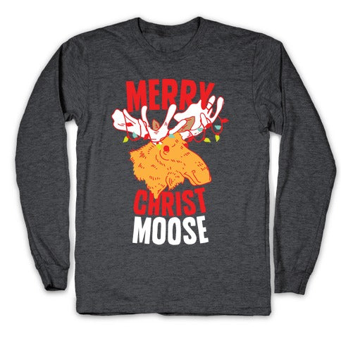 Merry Christ-Moose Longsleeve Tee