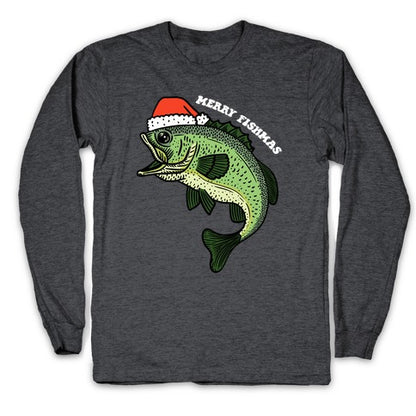 Merry Fishmas Bass Longsleeve Tee