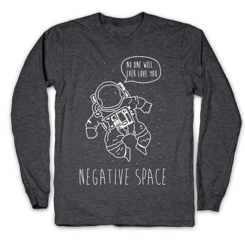 NEgative Space Longsleeve Tee