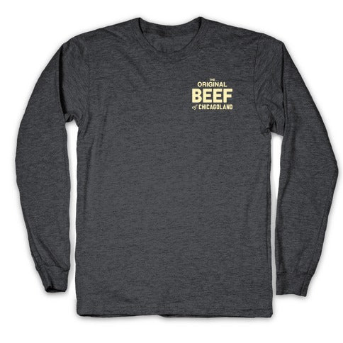 Orginal BEEF of Chicagoland Small Logo Longsleeve Tee