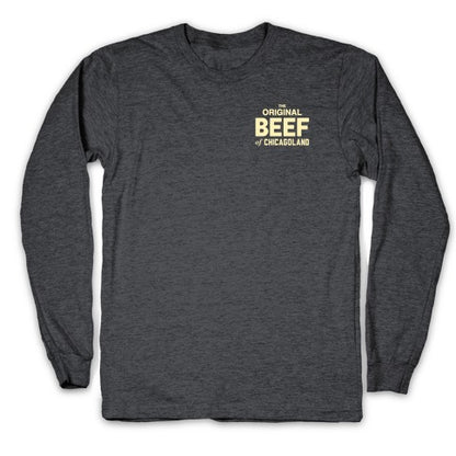 Orginal BEEF of Chicagoland Small Logo Longsleeve Tee