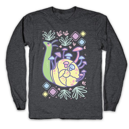 Pastel Mushroom Snail Longsleeve Tee