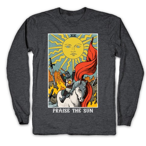 Praise The Sun Tarot Card Longsleeve Tee