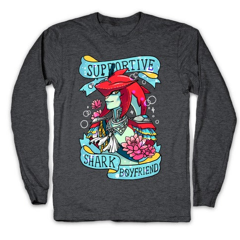 Prince Sidon: Supportive Shark Boyfriend Longsleeve Tee