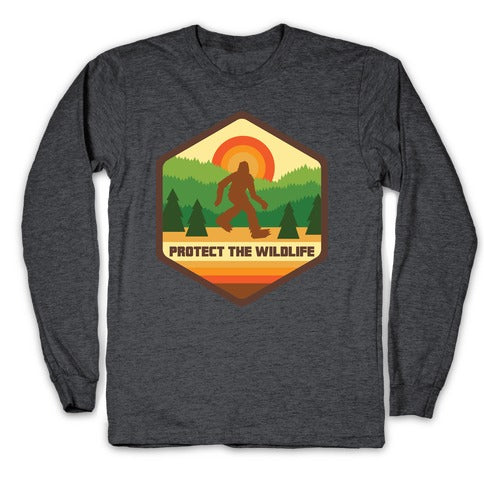 Protect The Wildlife (Bigfoot) Longsleeve Tee