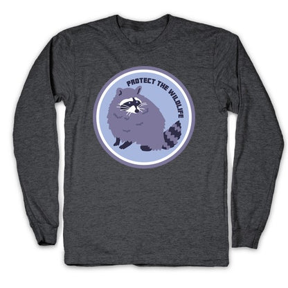 Protect the Wildlife (Raccoon) Longsleeve Tee