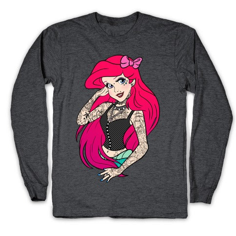 Punk Ariel Parody Longsleeve Tee