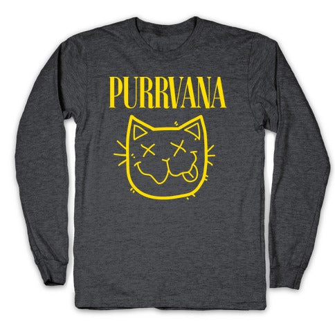 Purrvana Longsleeve Tee
