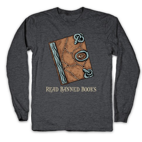 Read Banned Books Spellbook Longsleeve Tee