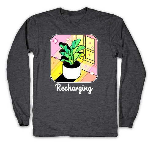 Recharging Plant Longsleeve Tee