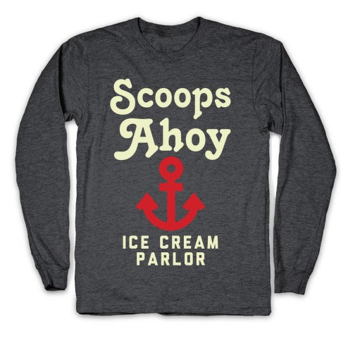 Scoops Ahoy Logo Parody Longsleeve Tee