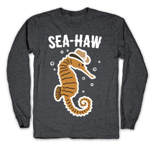 Sea Haw Seahorse Cowboy Longsleeve Tee