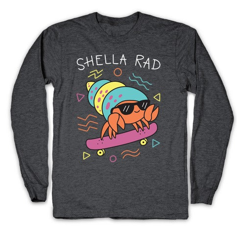 Shella Rad Crab Longsleeve Tee