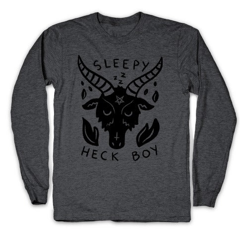 Sleepy Heck Boy Satan Longsleeve Tee