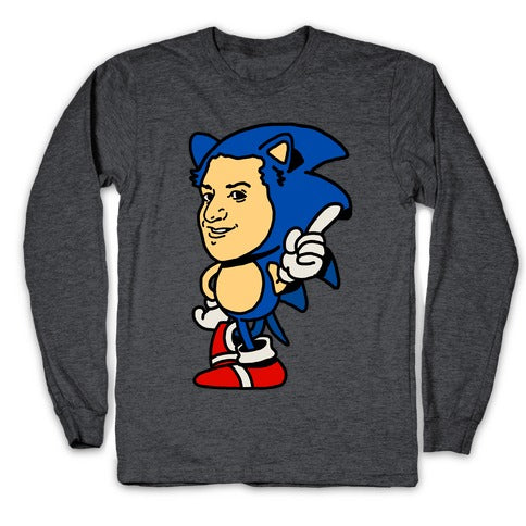 Sonic Ben Schwartz Parody Longsleeve Tee