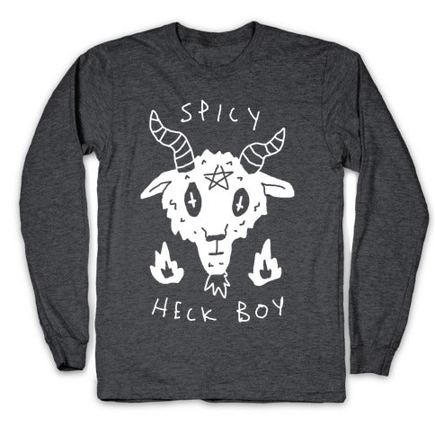 Spicy Heck Boy Satan Longsleeve Tee