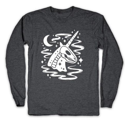 Spooky Ghost Unicorn Longsleeve Tee