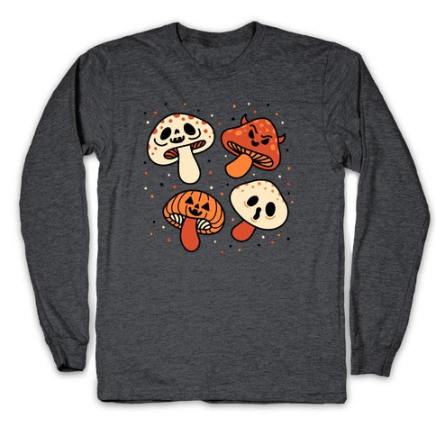 Spooky Mushrooms Longsleeve Tee