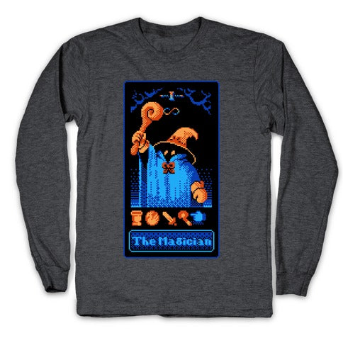 The Black Mage Magician Tarot Longsleeve Tee