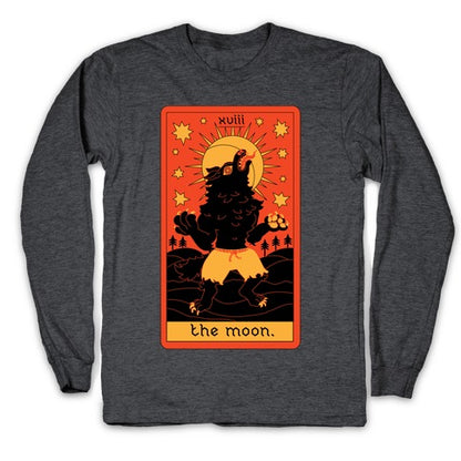 The Moon Werewolf Tarot Longsleeve Tee