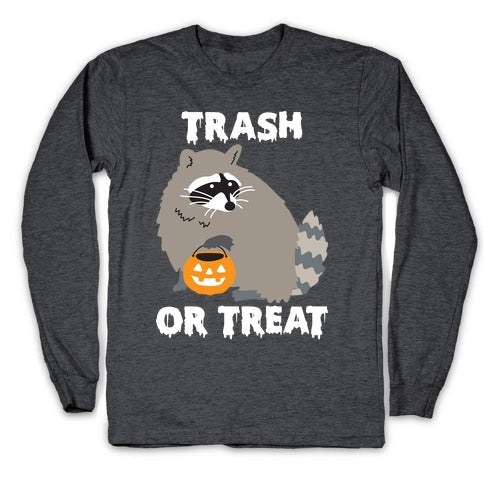 Trash Or Treat Raccoon Longsleeve Tee