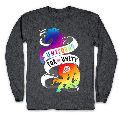 Unicorns For Unity Longsleeve Tee