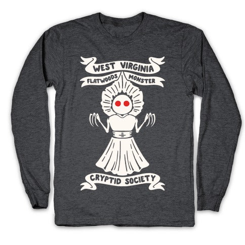 West Virginia Flatwoods Monster Cryptid Society Longsleeve Tee