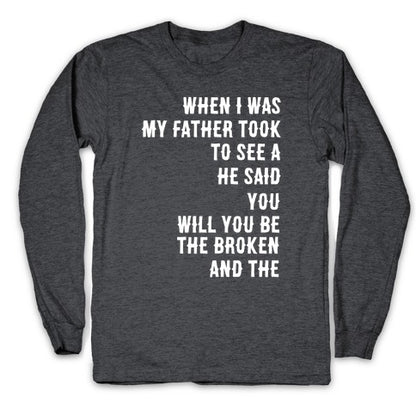 When I Was a Young Boy (1 of 2 pair) Longsleeve Tee