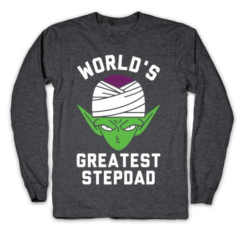 World's Greatest Stepdad Piccolo Parody Longsleeve Tee