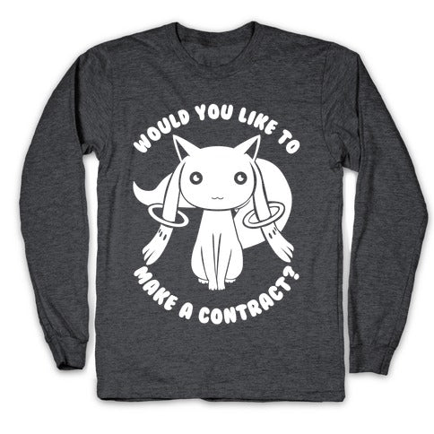 Would You Like To Make A Contract? Longsleeve Tee