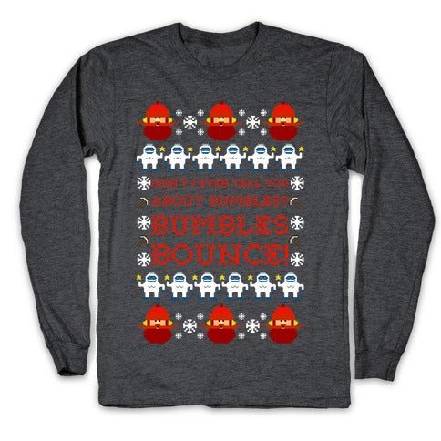 Yukon Cornelius and Bumble Ugly Sweater Longsleeve Tee