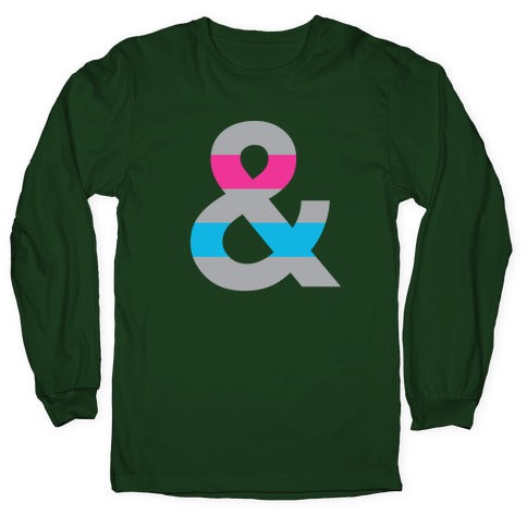 Androgynous Ampersand Longsleeve Tee