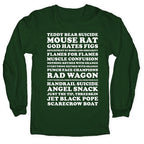 Andy Dwyer Band Names Longsleeve Tee