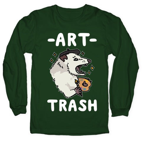 Art Trash Possum Longsleeve Tee