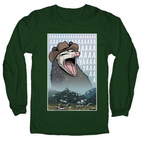 Big Enough Possum  Longsleeve Tee
