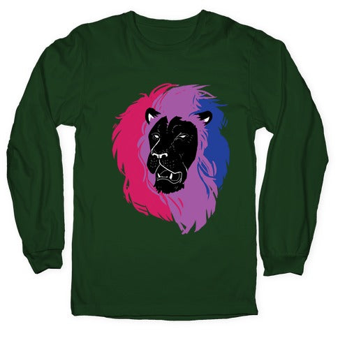 Bisexual Lion Pride Longsleeve Tee