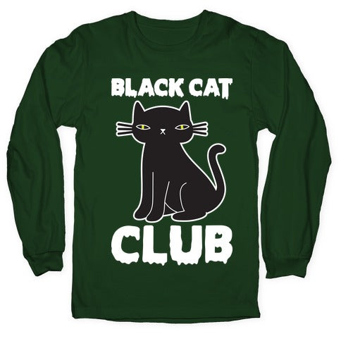 Black Cat Club Longsleeve Tee