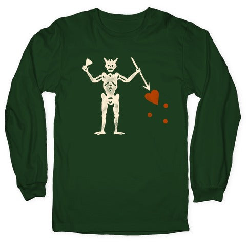 Blackbeard Flag  Longsleeve Tee