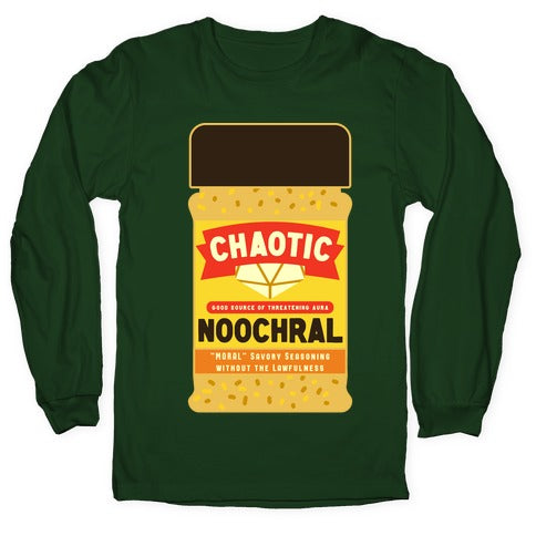Chaotic Noochral (Chaotic Neutral Nutritional Yeast) Longsleeve Tee
