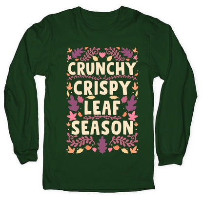 Crunchy Crispy Leaf Season Longsleeve Tee