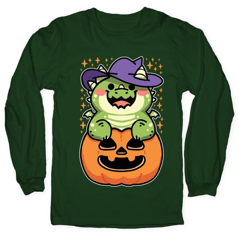 Cute Halloween Dragon Longsleeve Tee
