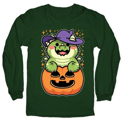 Cute Halloween Dragon Longsleeve Tee