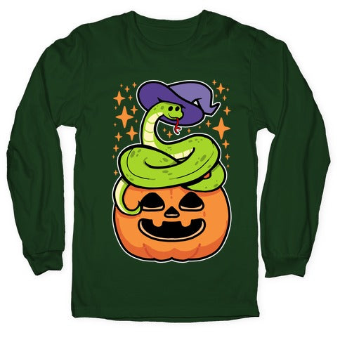 Cute Halloween Snake Longsleeve Tee