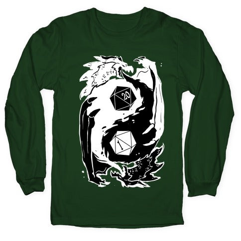Dungeons and Dragons Yin Yang Longsleeve Tee
