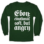 Eboy Definition White Print Longsleeve Tee