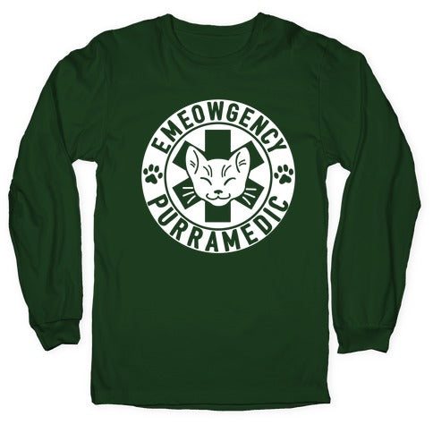 Emeowgency Purramedic Longsleeve Tee