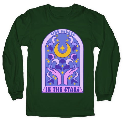 Find Solace In The Stars Longsleeve Tee