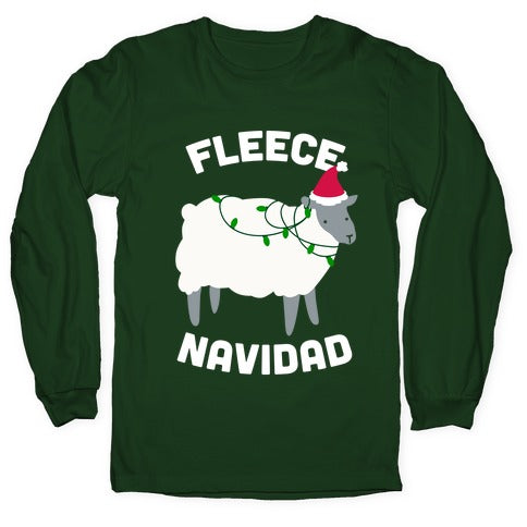 Fleece Navidad Longsleeve Tee