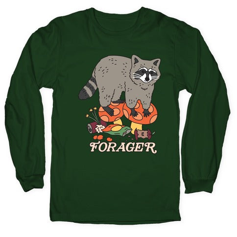 Forager Raccoon Longsleeve Tee