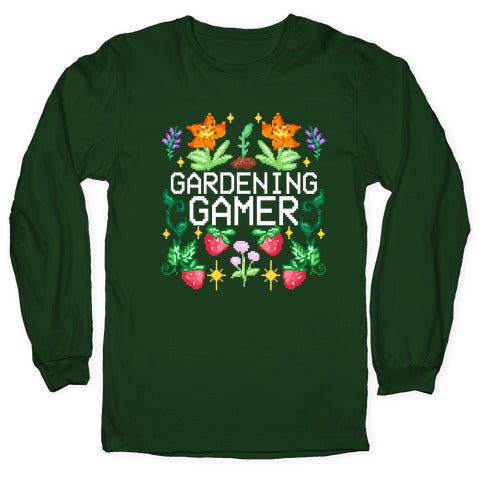 Gardening Gamer Longsleeve Tee